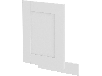 Vrata za ugrađenu perilicu posuđa  Lucid ZM 446 x 570 (bijela + bijela)
