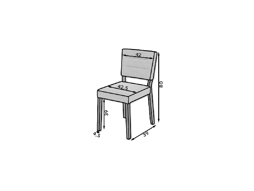 Blagovaonska stolica Raviel80 (hrast lefkas + kronos 27132)