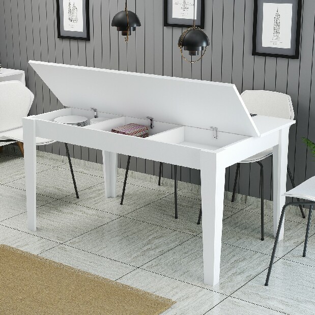 Blagovaonski stol (za 6 osoba) Michelle (bijela)