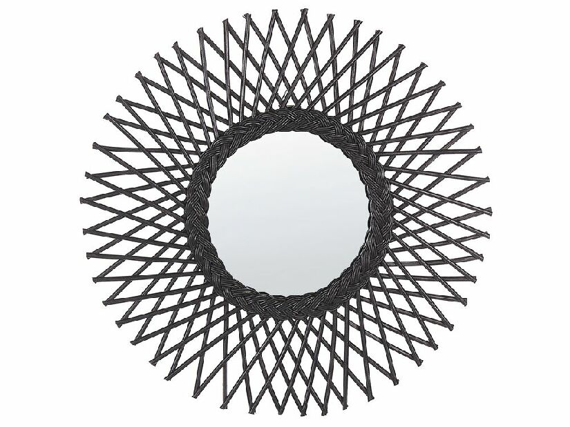 Zidno ogledalo Tarazed (crna) 