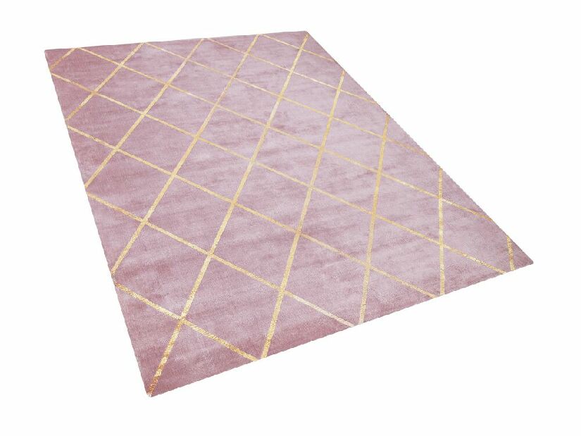 Tepih 160x230 cm ATEKO (tkanina) (ružičasta)