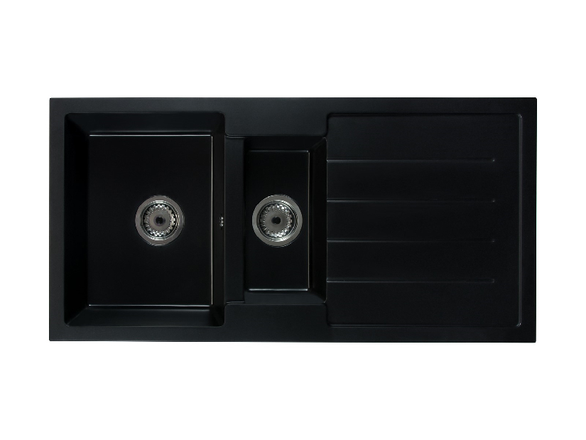 Kuhinjski sudoper Yuxur (crna) (sa 3 otvora za baterije) (D)