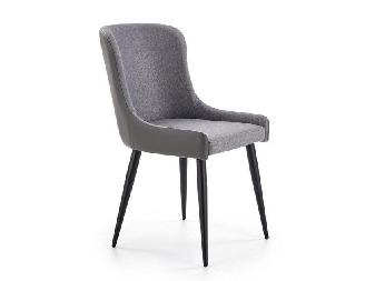Blagovaonska stolica  Kiss  (siva + crna)