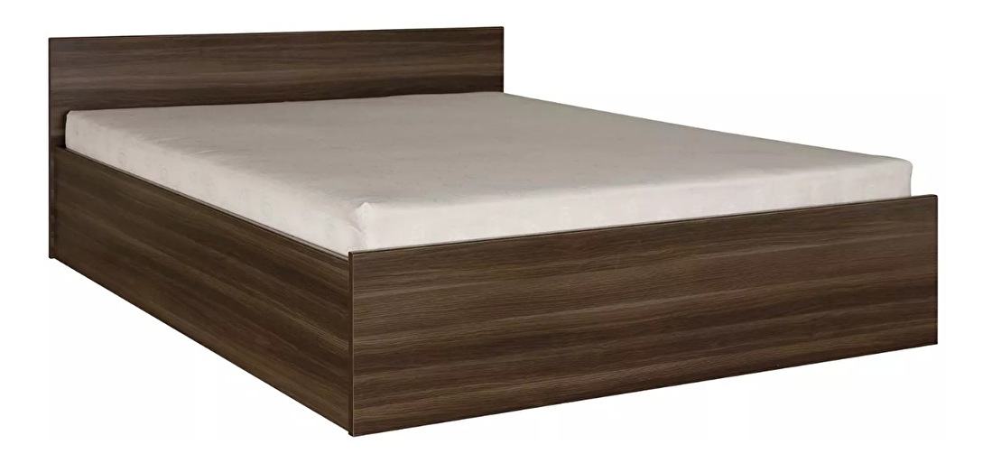 Bračni krevet 160 cm Irvine I21 (jasen tamni) (s podnicom i prostorom za odlaganje)