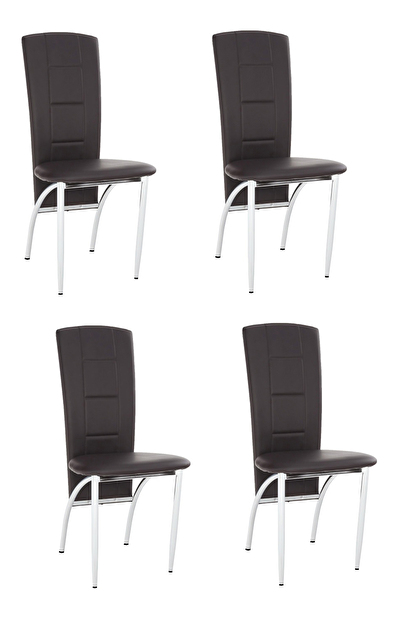 Blagovaonska stolica (4 kom.) Tanah (smeđa) *rasprodaja
