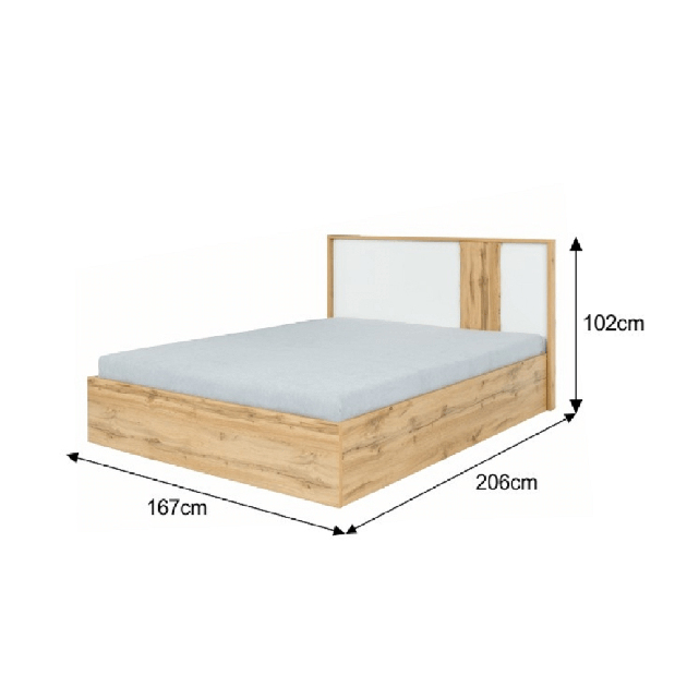 Bračni krevet 160 cm Valora 