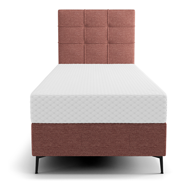 Jednostruki krevet 80 cm Infernus Comfort (terakota) (s podnicom, bez prostora za odlaganje)