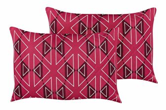 Set 2 ukrasna jastuka 45 x 45 cm Mezza (ružičasta)