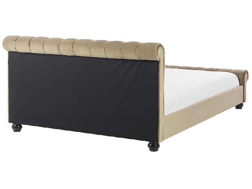 Bračni vodeni krevet 180 cm Alexandrine (bež) (s podnicom i madracem)