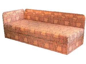 Jednostruki krevet (kauč) 80 cm Eda 4/1 (s pjenastim madracem) (L)