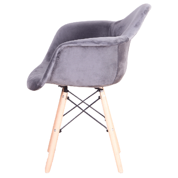 Moderna fotelja Dario (sivo smeđa)