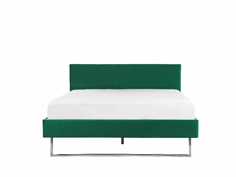 Bračni krevet 160 cm BELAE (s podnicom) (zelena)