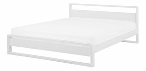 Bračni krevet 180 cm GIACOMO (s podnicom) (bijela)