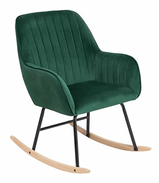 Stolica za ljuljanje Luan (smaragdna)