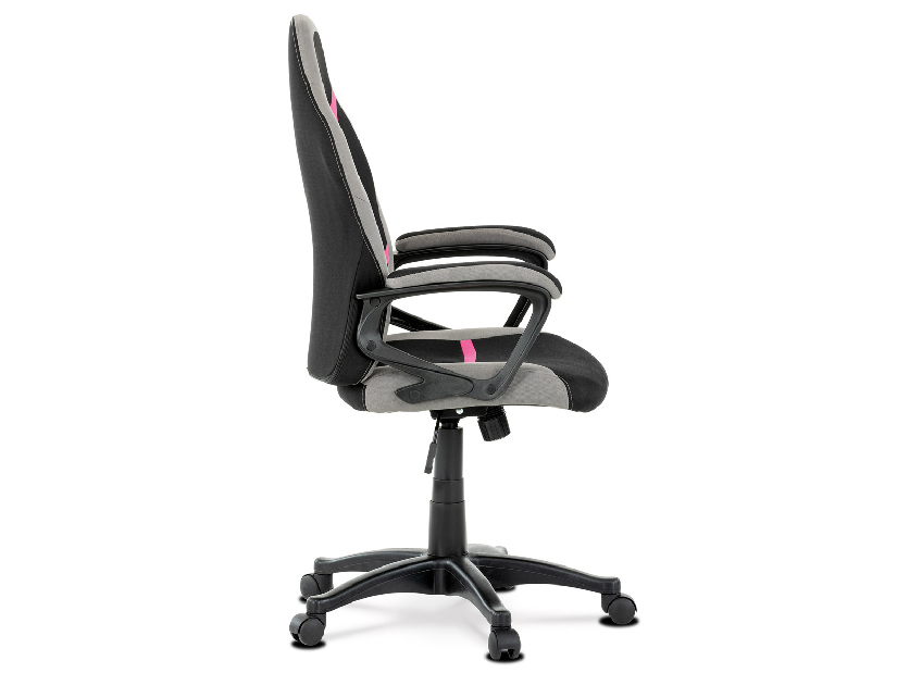 Uredska stolica Leira-L611-PINK (crna + siva + ružičasta)