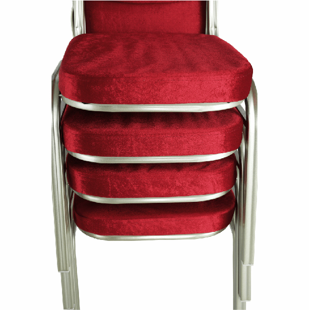 Blagovaonska stolica Zoni (bordo + boja šampanjca) 