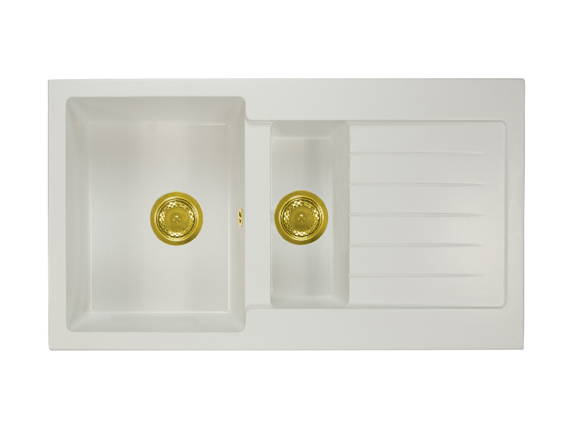 Kuhinjski sudoper Altava (bijela) (bez otvora za bateriju) (D)