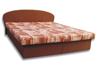 Bračni krevet 160 cm Malka 3 (s pjenastim madracima)  