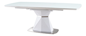 Blagovaonski stol na razvlačenje 160-210 cm Cecelia (bijela + bijela) (za 8 i više osoba)