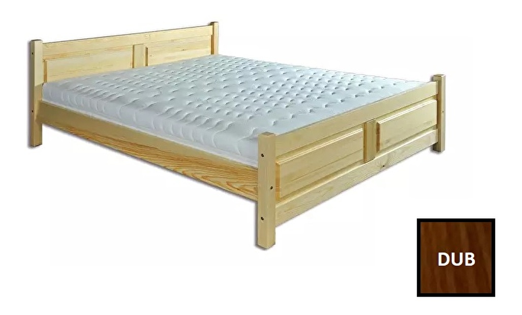 Bračni krevet 160 cm LK 115 (hrast) *rasprodaja
