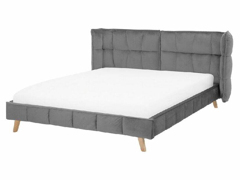 Bračni krevet 160 cm SENEL (s podnicom) (siva)