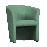Fotelja Cubali Micro zelena 