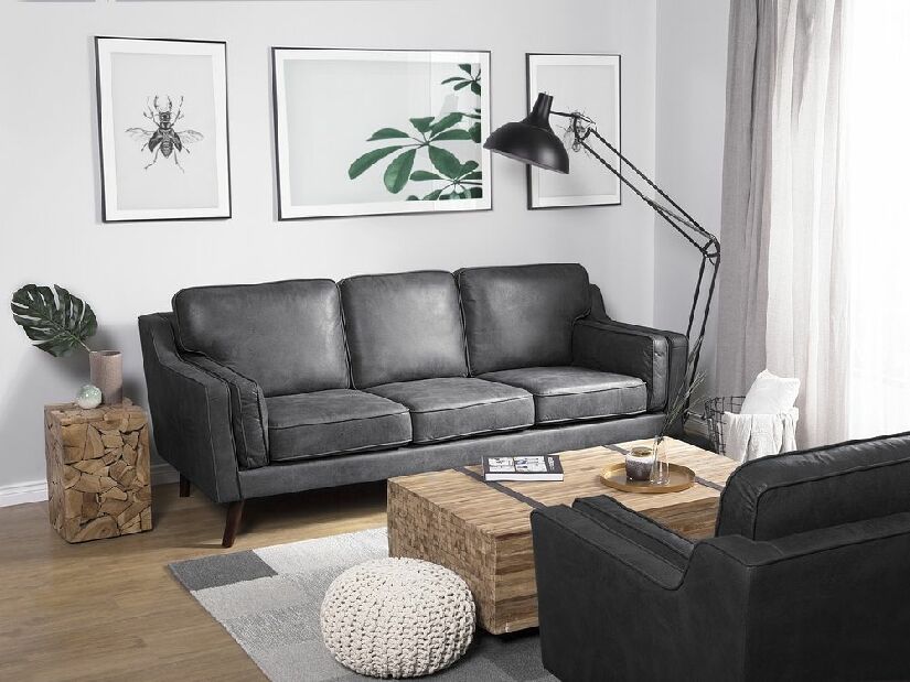 Sofa trosjed Lulea (siva)
