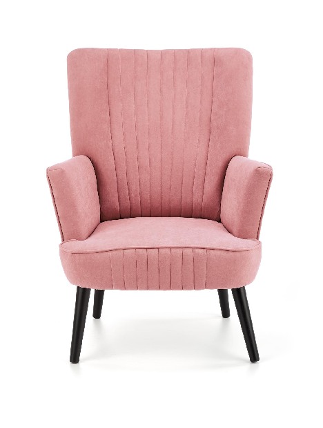 Fotelja Dagol (ružičasta+ wenge)