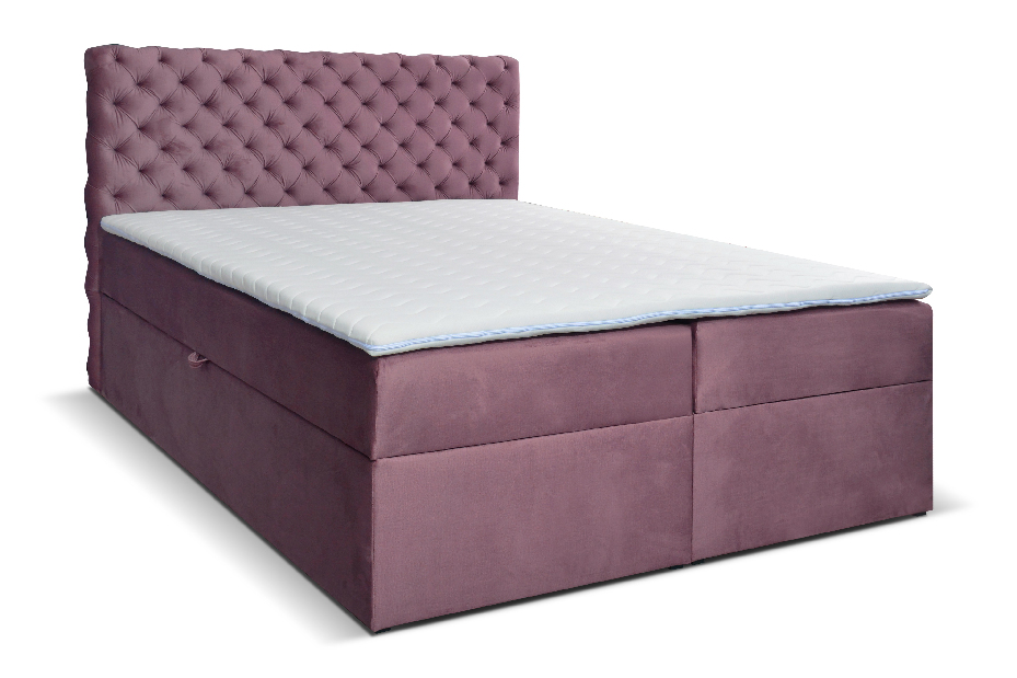 Bračni krevet Boxspring 180 cm Orimis (ružičasta)