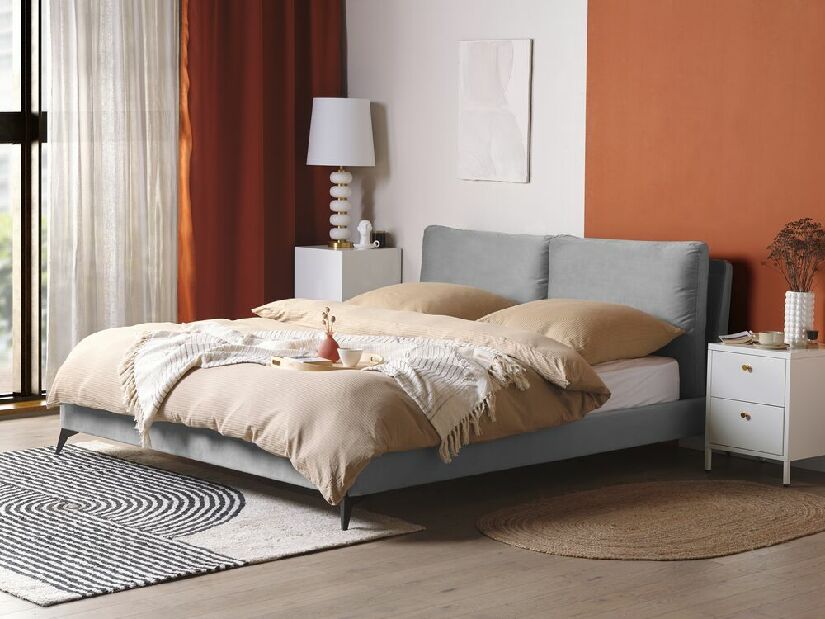 Bračni krevet 180 cm Mellody (siva)
