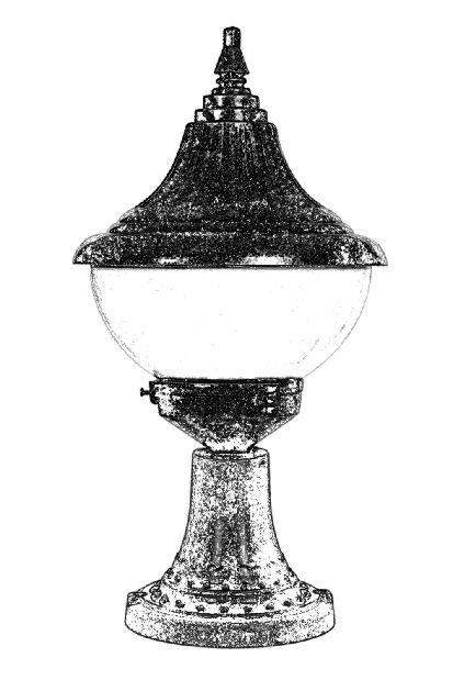Vanjska zidna svjetiljka Blaise (smeđa)