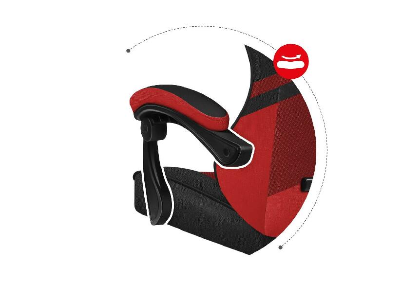 Gaming stolica Fusion 4.4 (crna + crvena)