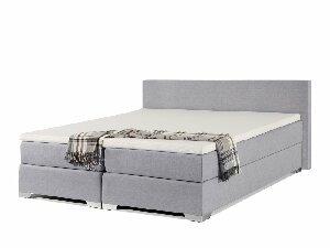 Bračni krevet Boxspring 180 cm PREMIER (s madracima) (svijetlo siva)