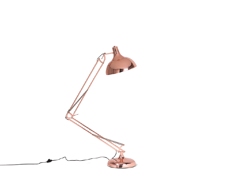 Podna svjetiljka Paramus (bakrena)