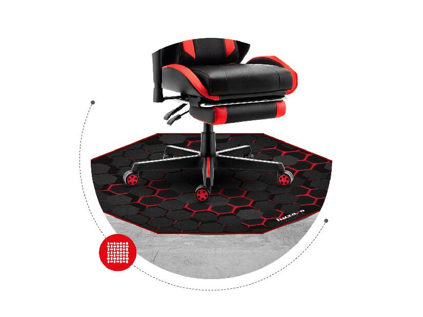 Zaštitna podloga ispod uredske stolice Floormaster 2 (crna + crvena)