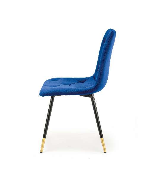 Blagovaonska stolica Kallan (tamno plava + crna + zlatna)