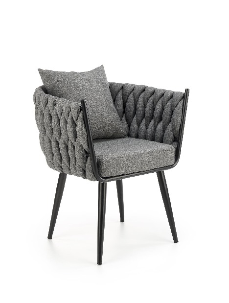 Fotelja Avento (siva + crna)