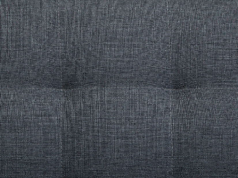 Kutna garnitura u obliku slova U ABERLADY (tekstil) (tamno siva) (s tabureom)