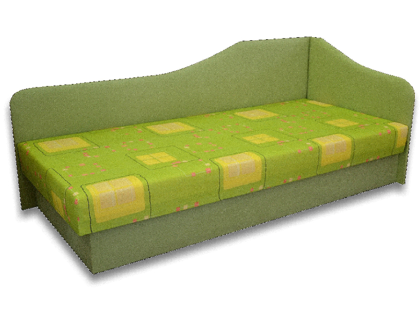 Jednostruki krevet (kauč) 80 cm Lady 87 (svijetlozelena 72 + Kazuo 3) (D)