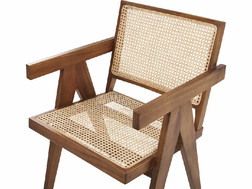 Blagovaonska stolica Willow (prirodna + smeđa) 