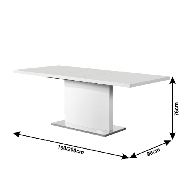 Blagovaonski stol na rasklapanje Korti 