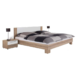 Bračni krevet 180 cm + 2 noćna stolića Kami (hrast sonoma) 