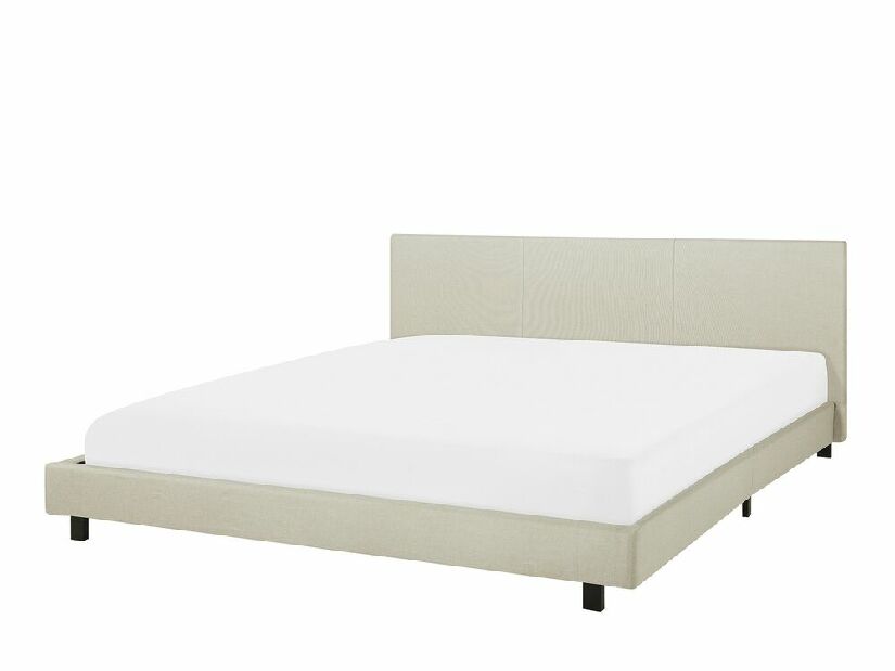 Bračni krevet 180 cm ALVIA (s podnicom) (bež)