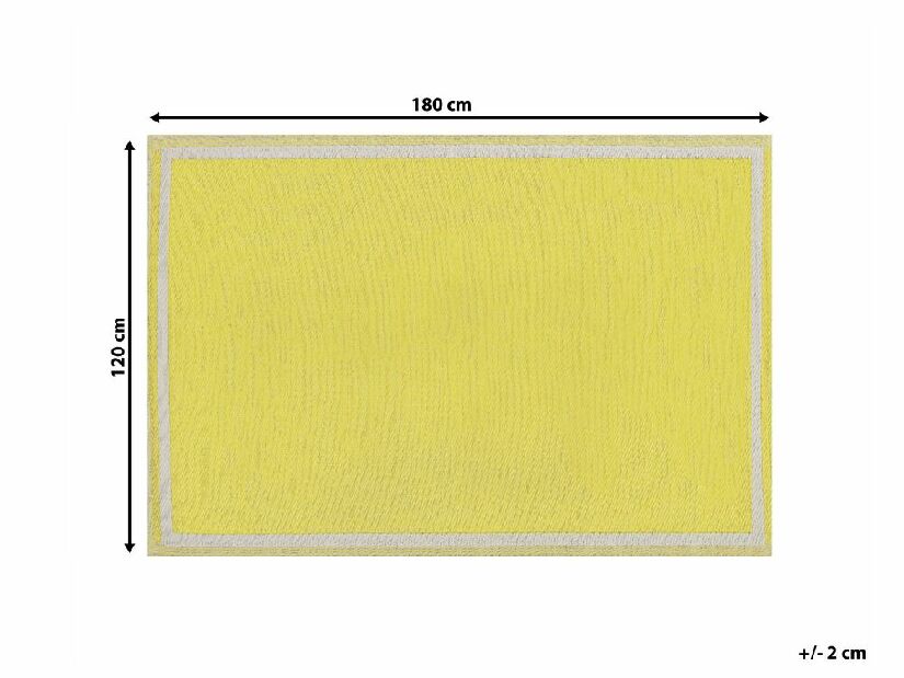 Tepih 120x180 cm EWATTA (žuta)
