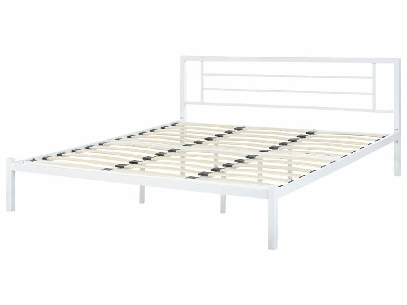Bračni krevet 180 cm CONNET (s podnicom) (bijela)