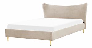 Bračni krevet 160 cm Chaza (sivo-smeđa)