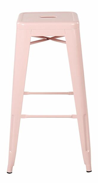 Set barskih stolica (2 kom.) 76 cm Chloe (ružičasta)