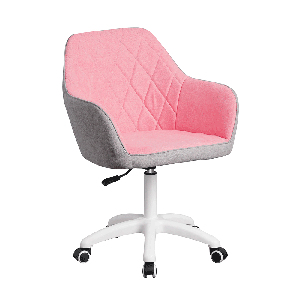 Uredska stolica Senta (ružičasta + siva )
