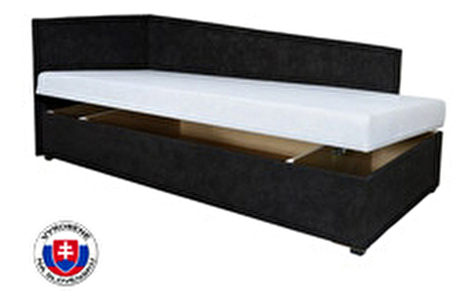 Jednostruki krevet (kauč) 80 cm Eda 4 Lux (s pjenastim madracem) (L)