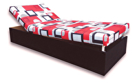 Jednostruki krevet (kauč) 80 cm Darcy (crna 39 + Otawa 1)